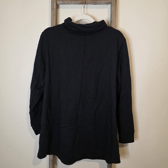 ⭐️40% Off⭐️ Just My Size French Terry Cowl Neck Plus Size Tunic - Picture 10 of 11